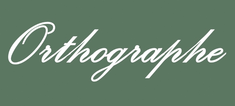 Orthographe française